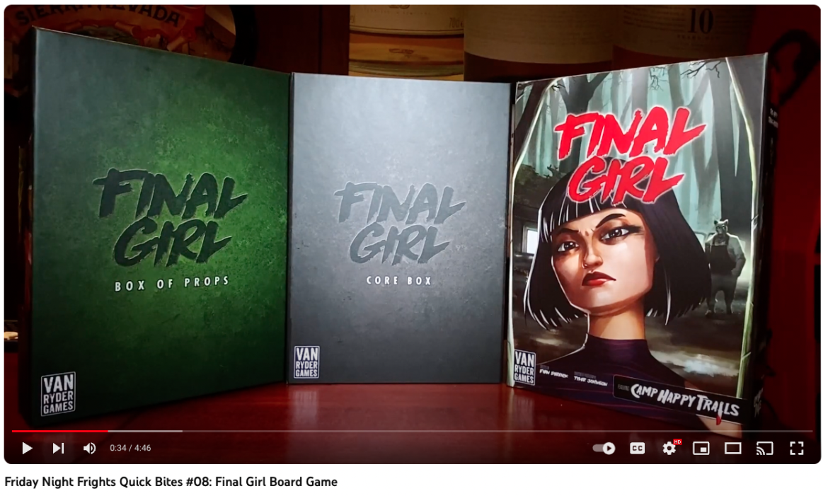 Friday Night Frights Quick Bites #8: Final Girl Board Game